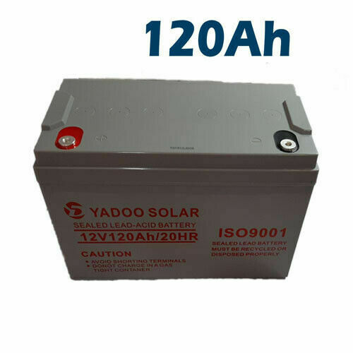 batteria 12 vl 120 ah per kit fotovoltaico pannello solare camper accumulo  – Haloshop