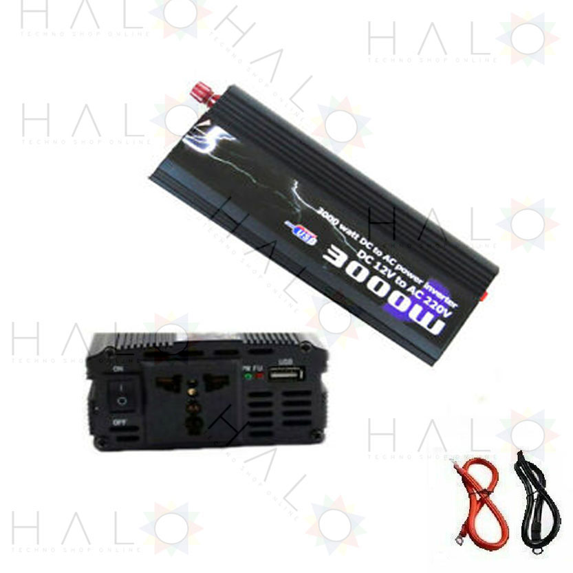 INVERTER 3000W POWER USB TRASFORMATORE 12V CAMPER AUTO BARCA PRESA 220V –  Haloshop